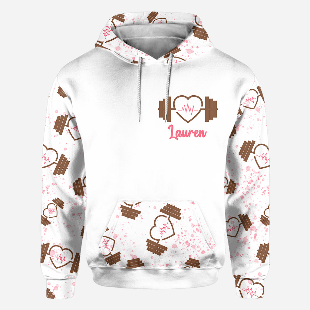 Wake Up Beauty – Personalisiertes Fitness-Shirt