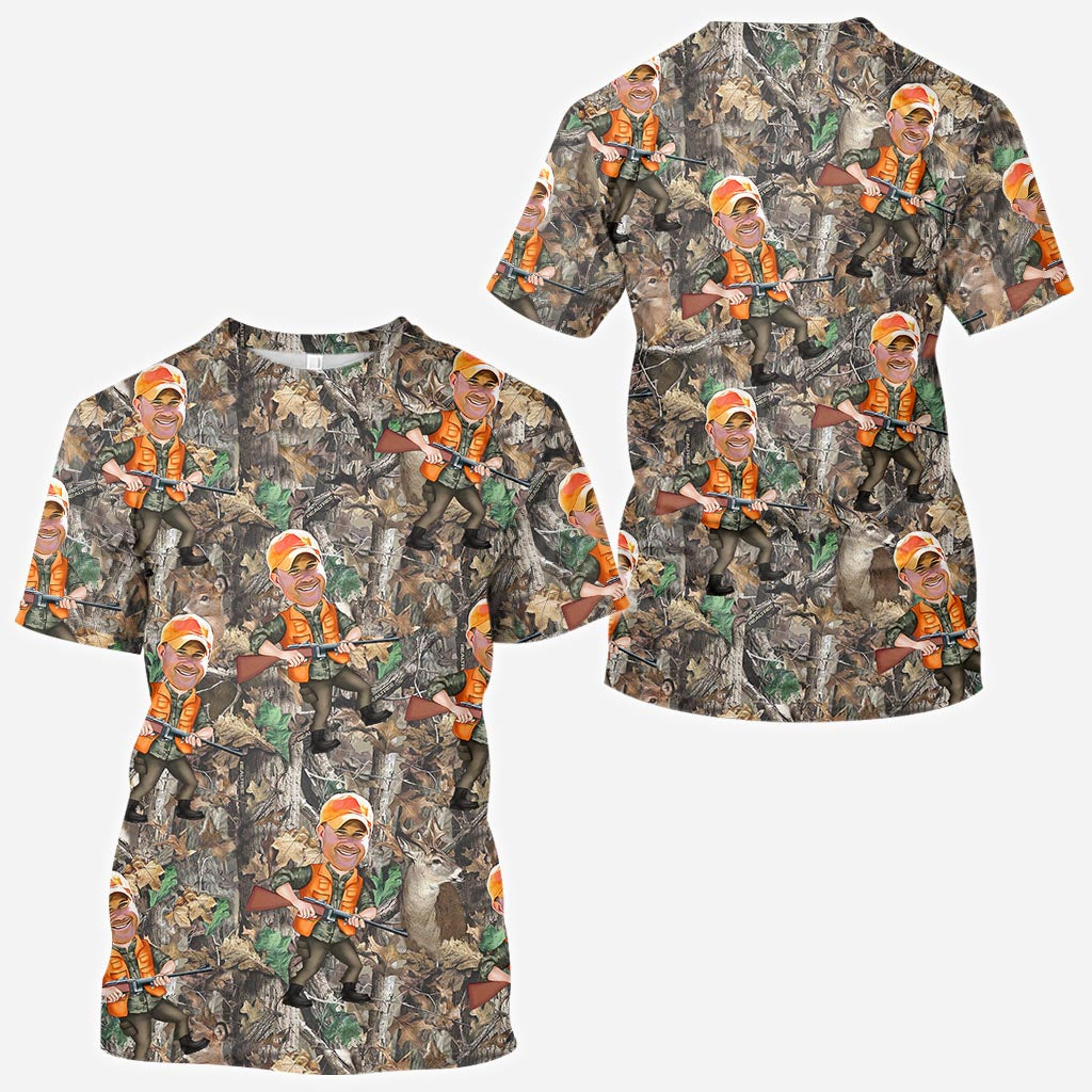 Foto eingefügter Jäger - Personalisiertes Jagd-T-Shirt