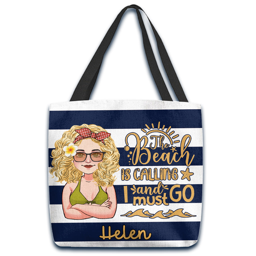 Strand bitte – Personalisierte Tragetasche für Meeresliebhaber