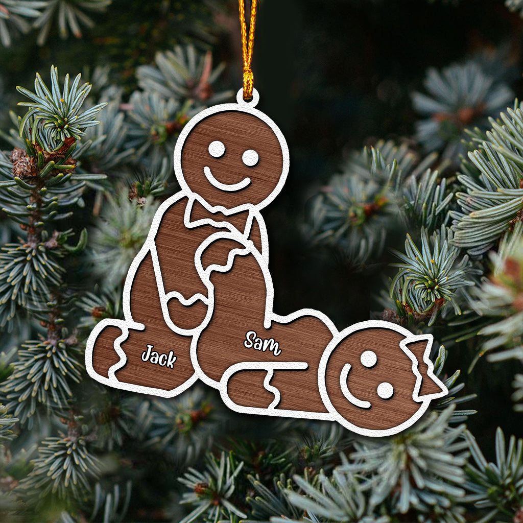 Funny Couple - Personalized Couple Ornament