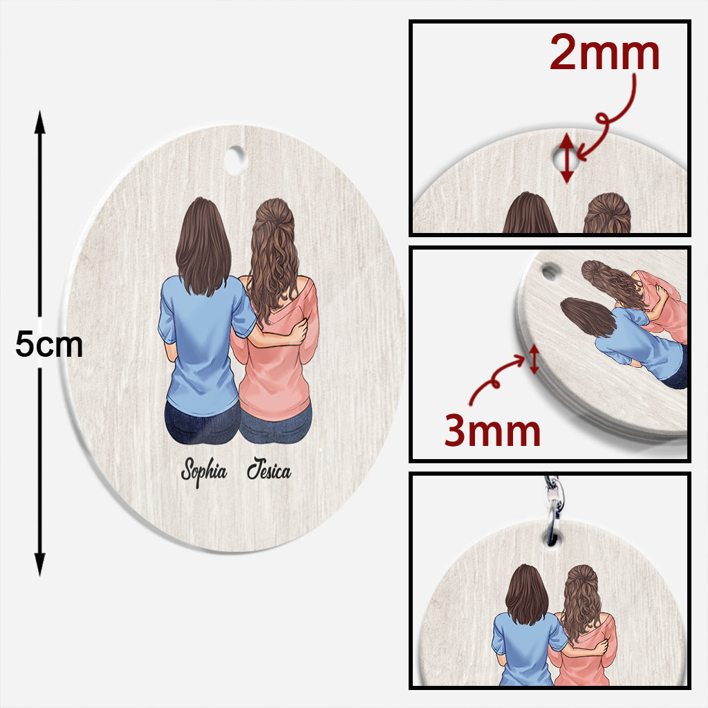 Work Bestie - Personalized Colleague Keychain