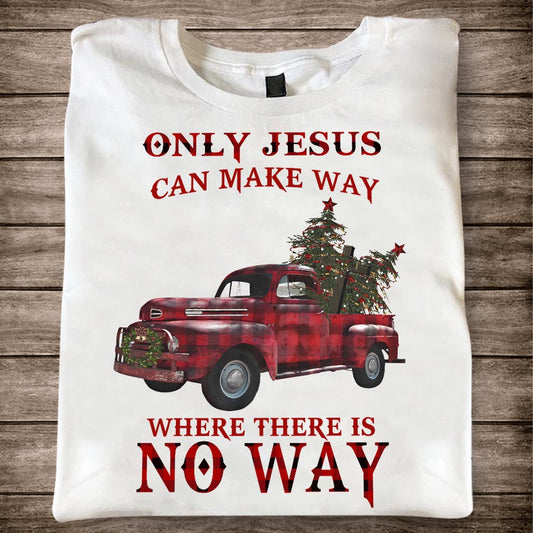 Nur Jesus kann den Weg ebnen – Christliches T-Shirt & Hoodie