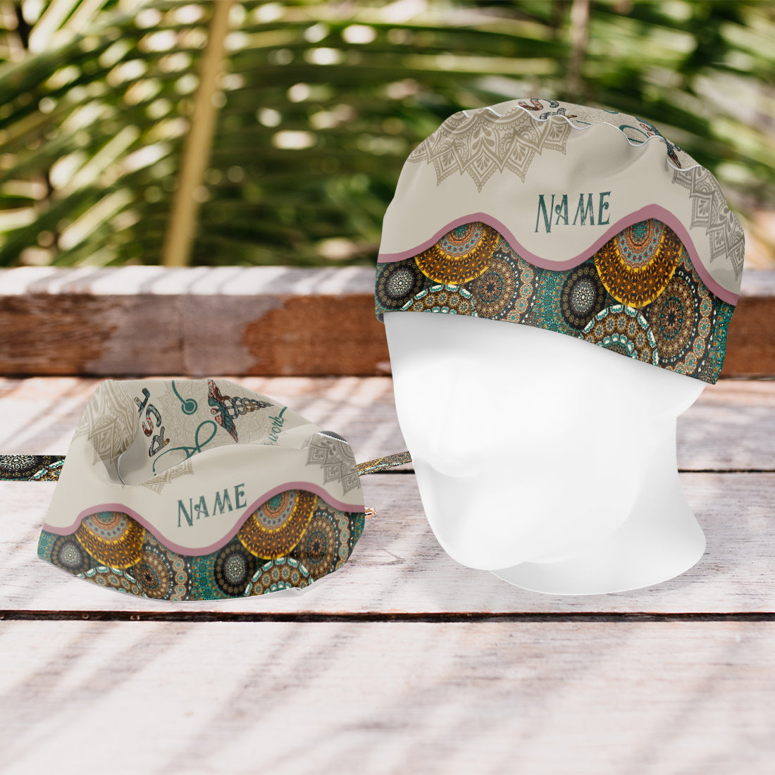 Mit Herzblut gefertigt – personalisierte OP-Haube für Krankenschwestern