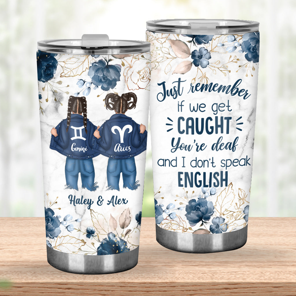 Sternzeichen-Denim-Bestie – Horoskop-Geschenk für die Freundin – Personalisierter Becher