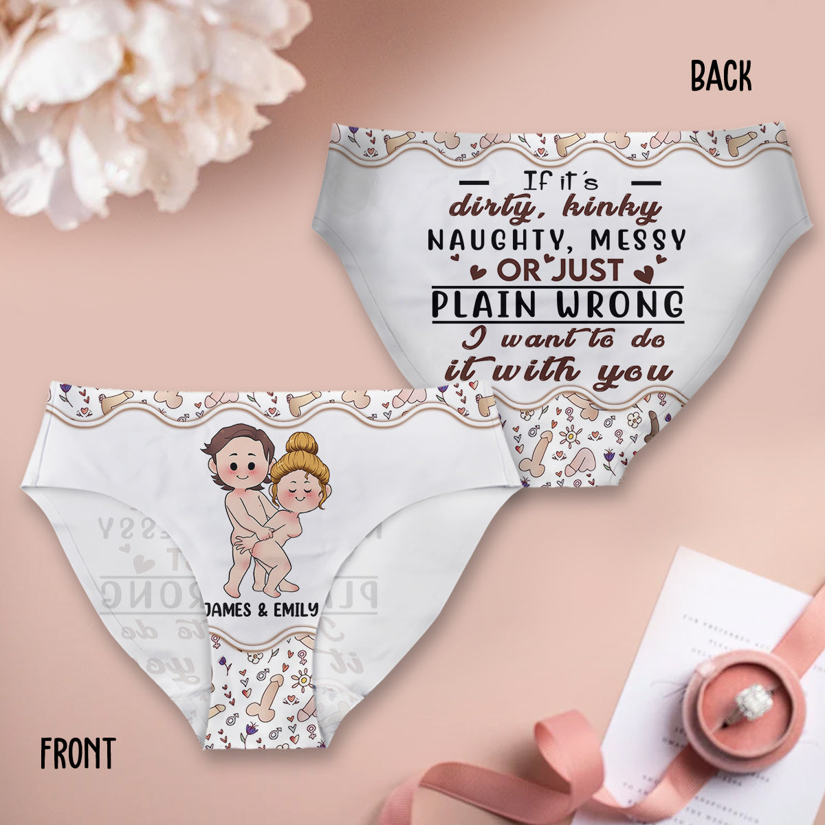 Partner in Crime – Personalisierte Slips für Paare