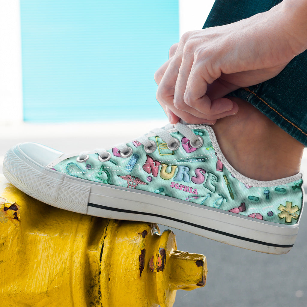 Nurse Life – Personalisierte Krankenschwester-Sneaker