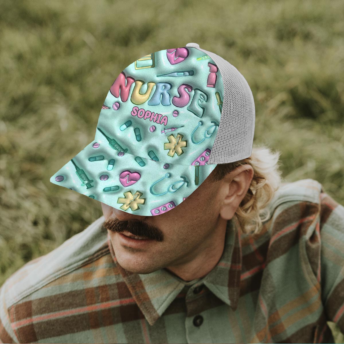 Nurse Life – Personalisierte Trucker-Mütze für Krankenschwestern