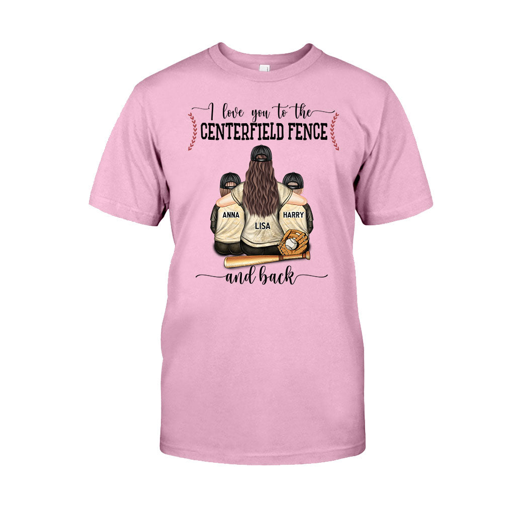 Mein Herz schlägt für dieses Spielfeld – Personalisiertes Baseball-T-Shirt und Hoodie