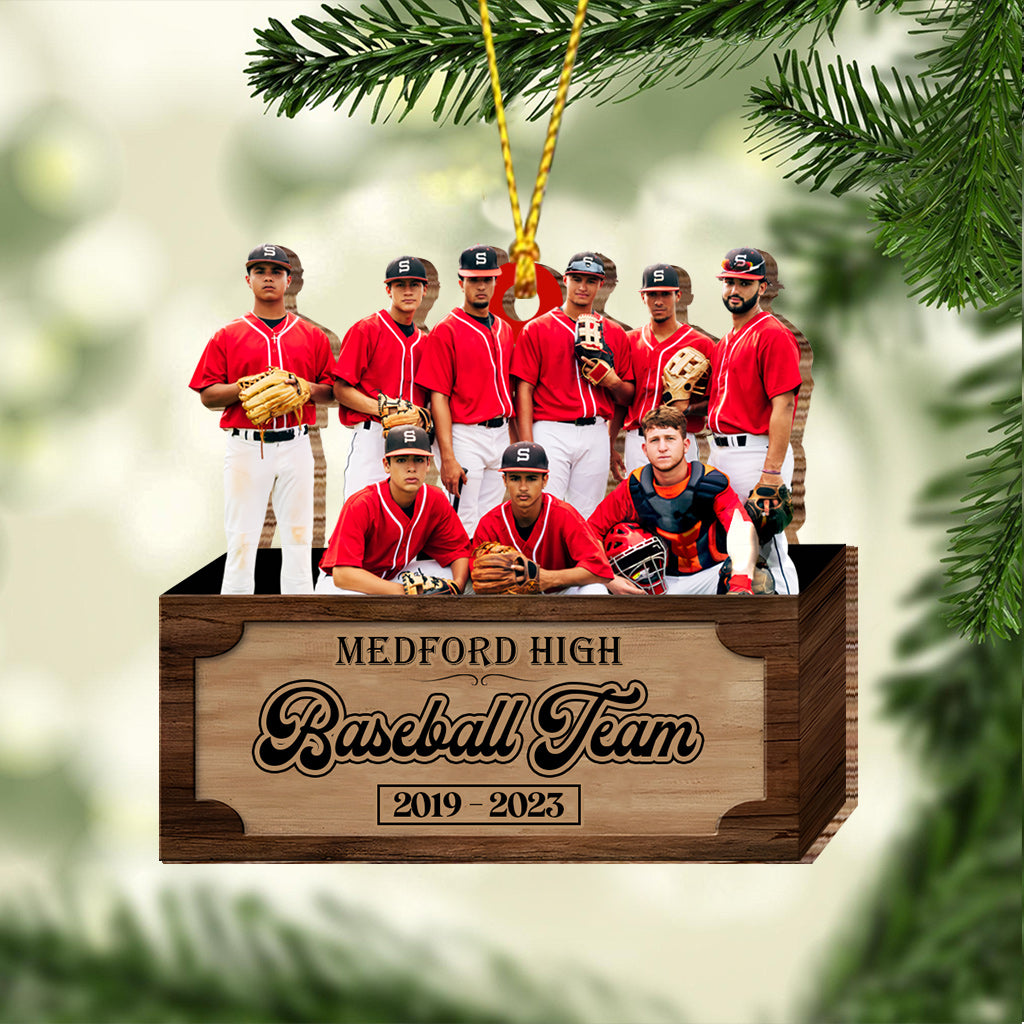 Baseball Christmas - Personalized Baseball Ornament