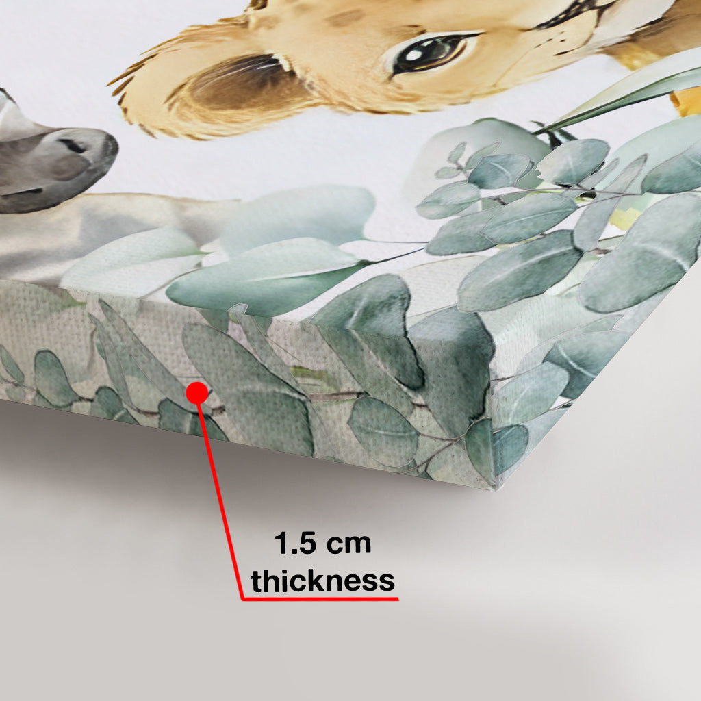 Willkommen zur Babyparty – Personalisierte Leinwand und Poster für Neugeborene