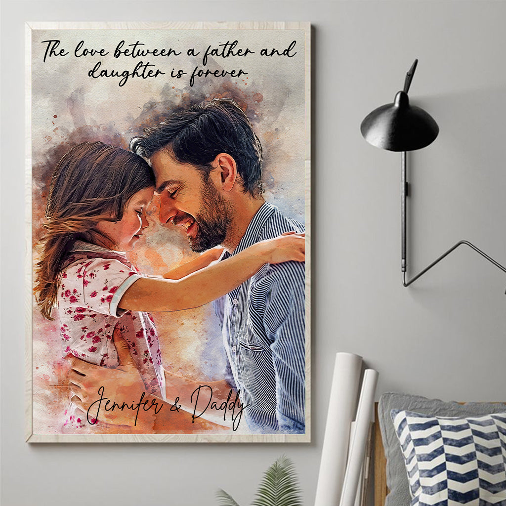 Bester Papa aller Zeiten – Personalisierte Leinwand und Poster für Väter