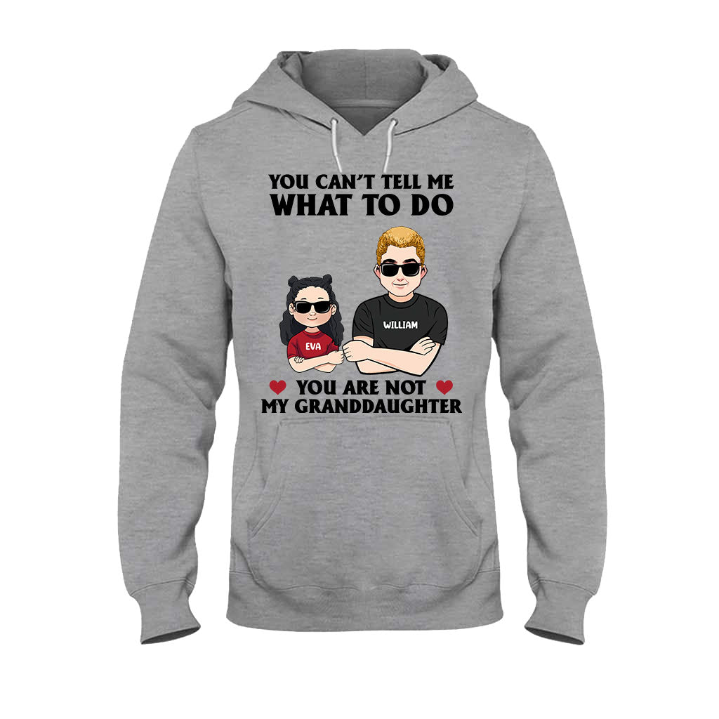 Du kannst mir nichts vorschreiben – Geschenk für Papa, Opa, Onkel, Bruder – Personalisiertes T-Shirt und Hoodie