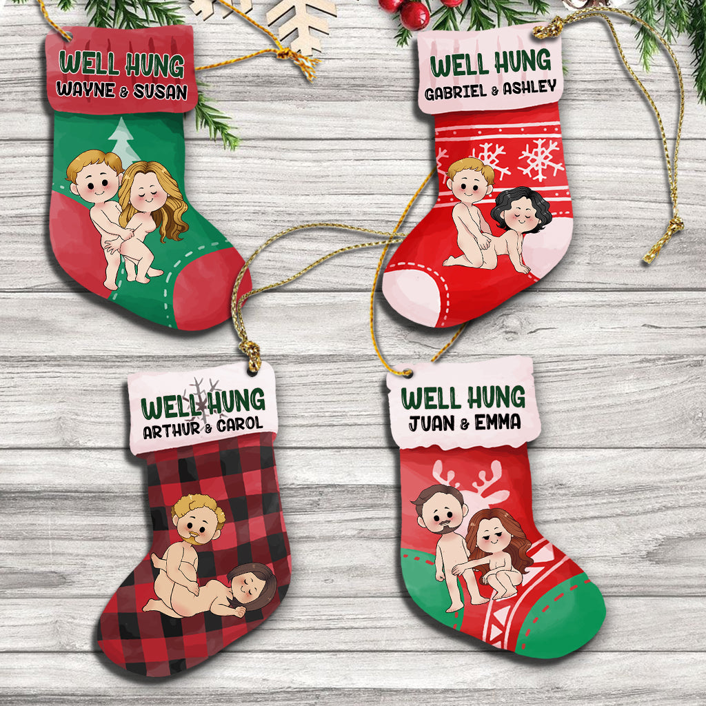 Well Hung - Personalized Couple Ornament