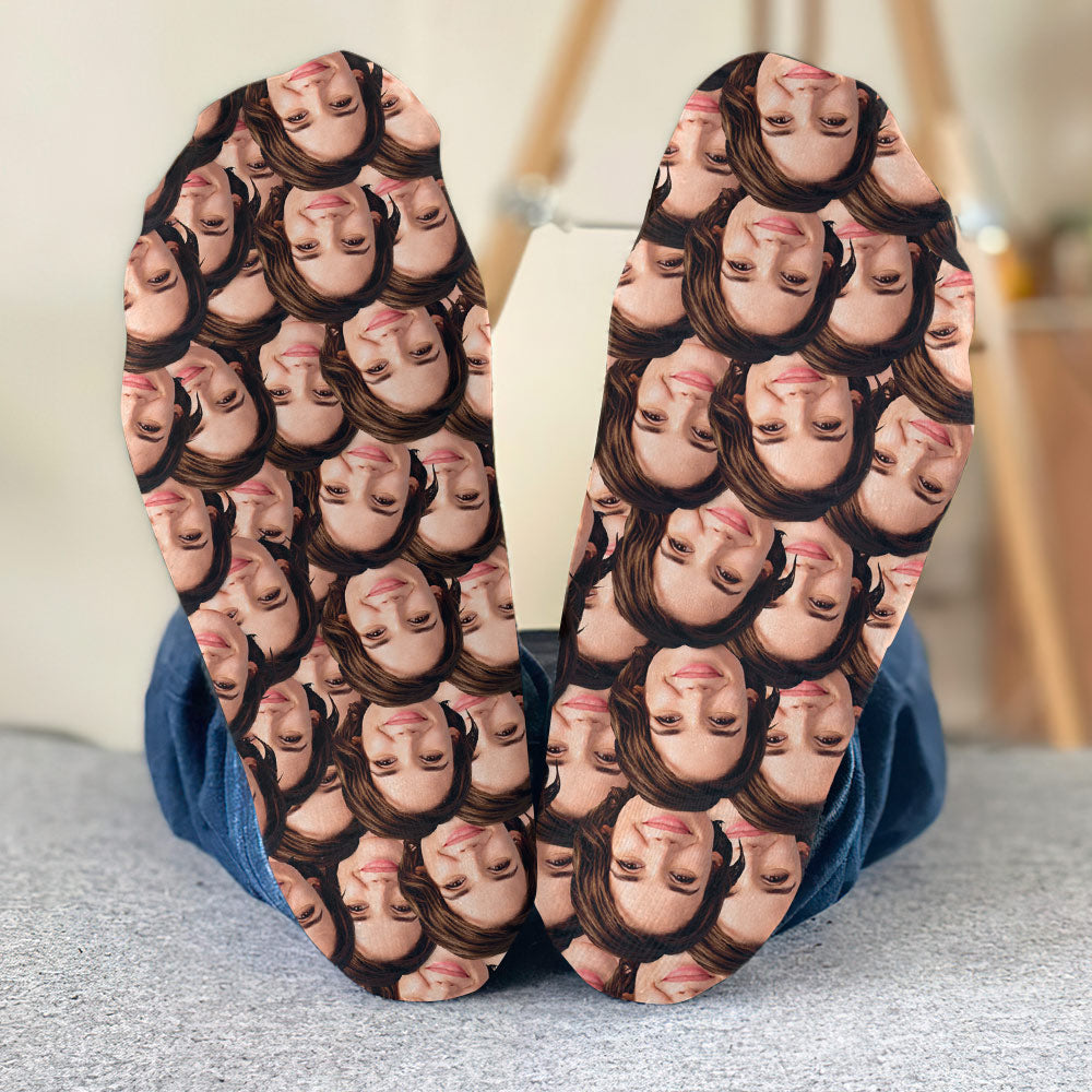 Individuell bedruckte Socken für Mütter – Personalisierte Socken