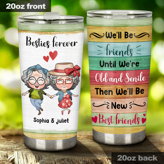 Wir bleiben Freunde bis ins hohe Alter – personalisierter Bestie-Becher