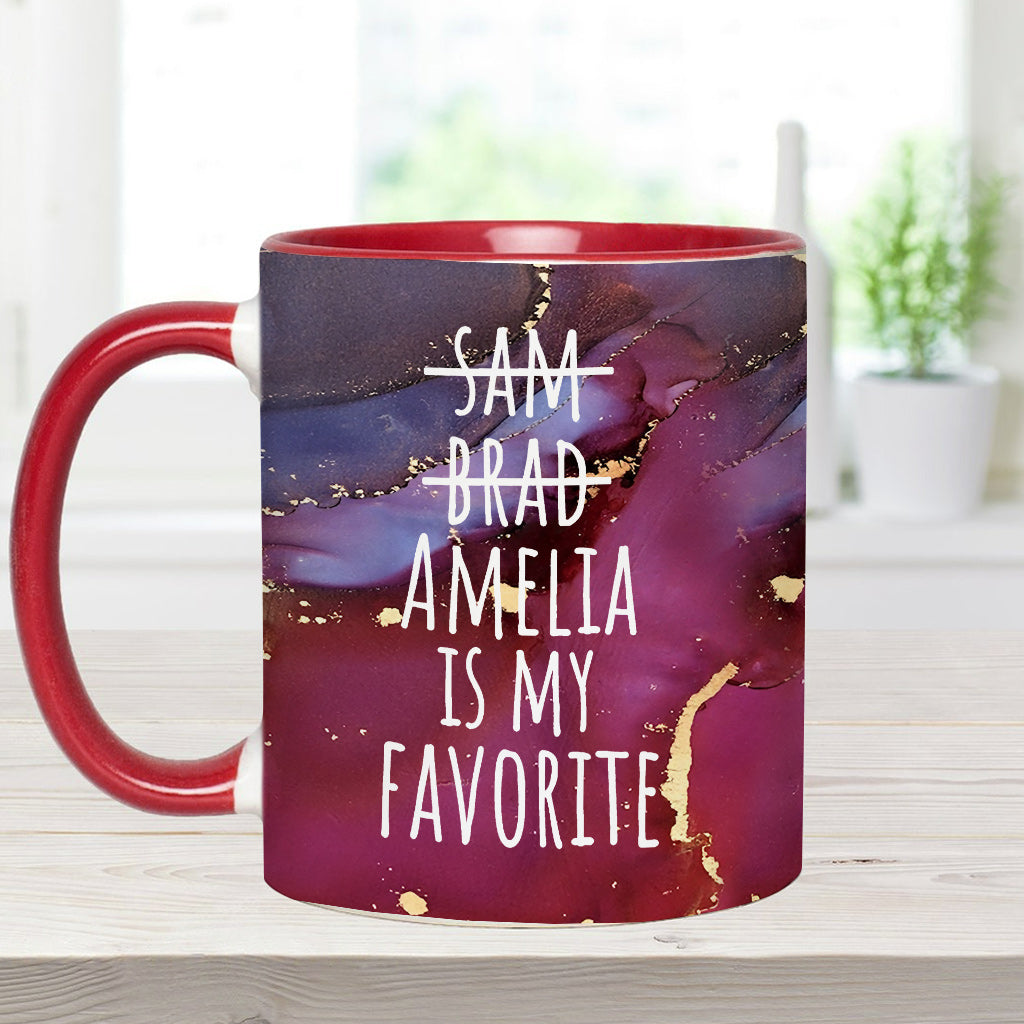 My Favorite Kid - Personalized Mother Accent Mug