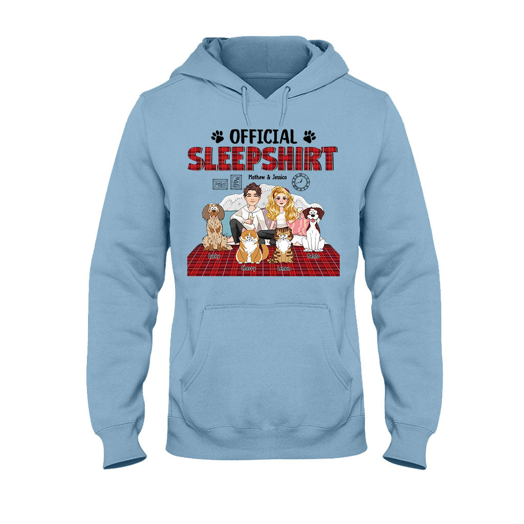 Offizielles Schlafshirt – Personalisiertes Hunde-T-Shirt und Hoodie