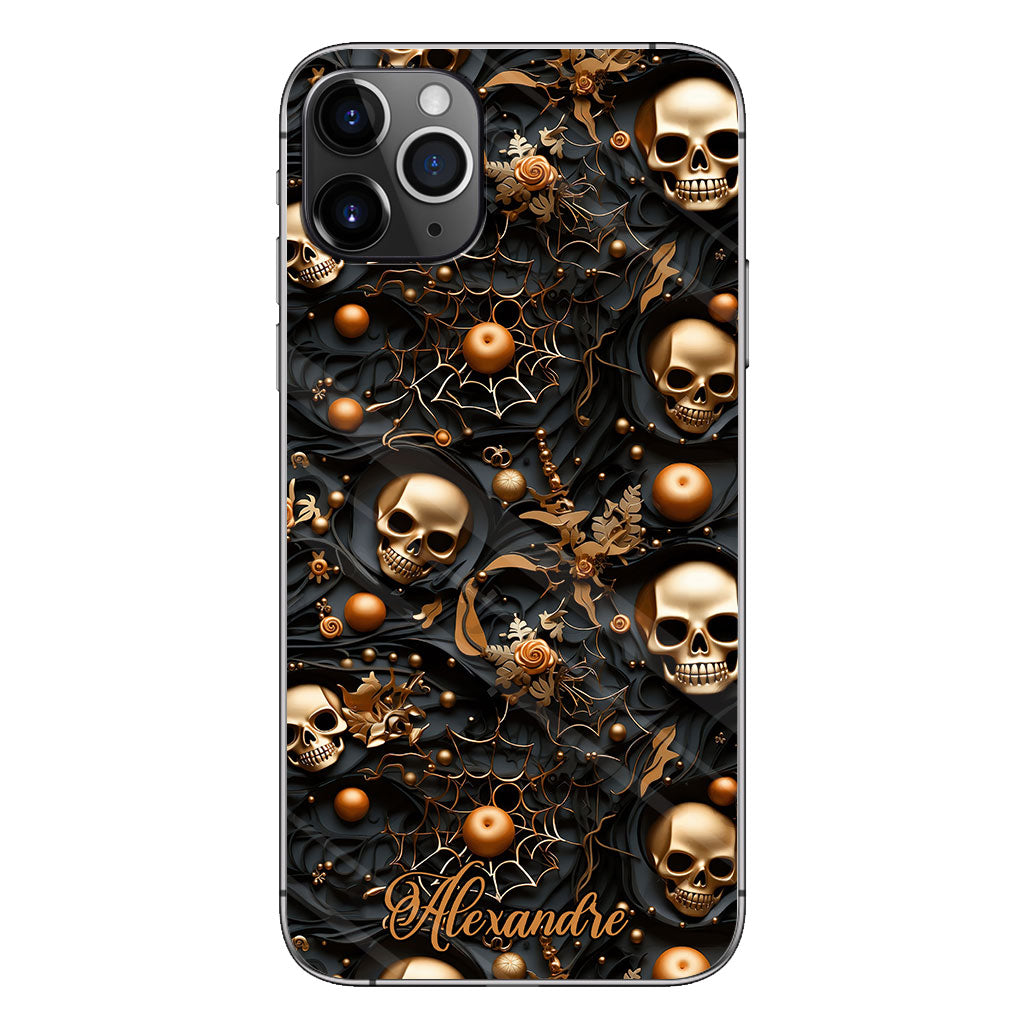 Gold Skull - Personalized Skull Phone Case