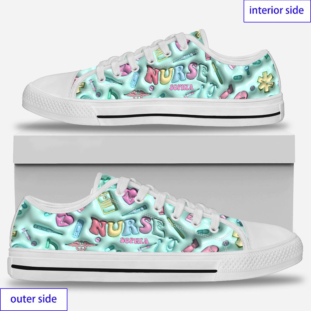 Nurse Life – Personalisierte Krankenschwester-Sneaker