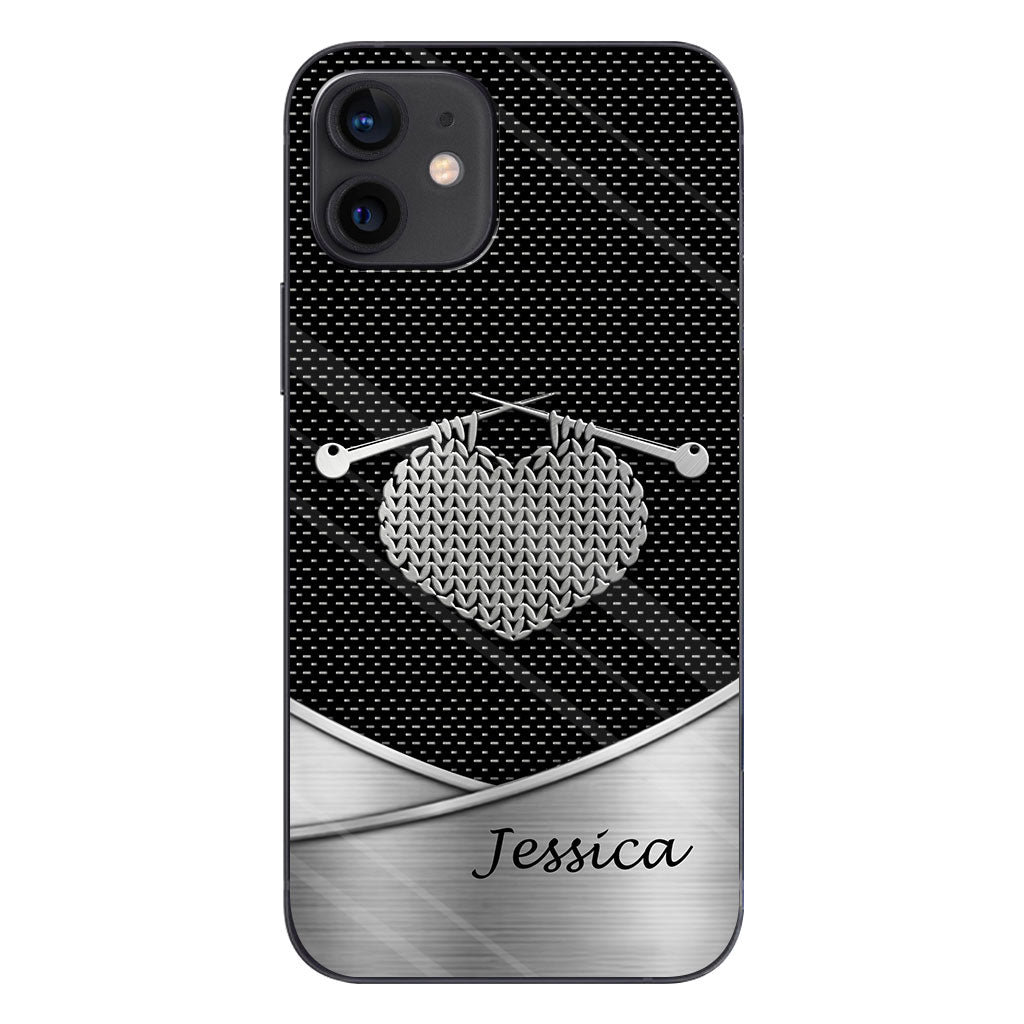 Love Knitting - Personalized Knitting Phone Case