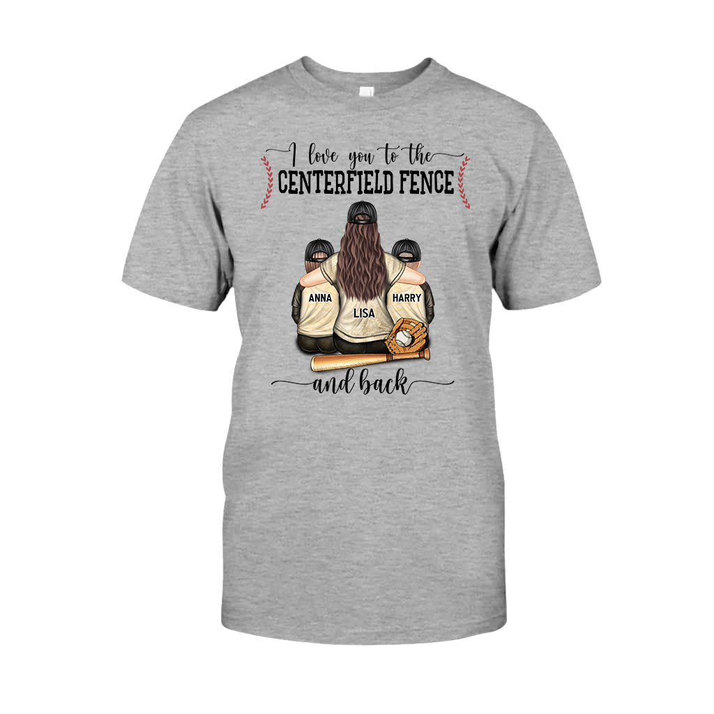 Mein Herz schlägt für dieses Spielfeld – Personalisiertes Baseball-T-Shirt und Hoodie