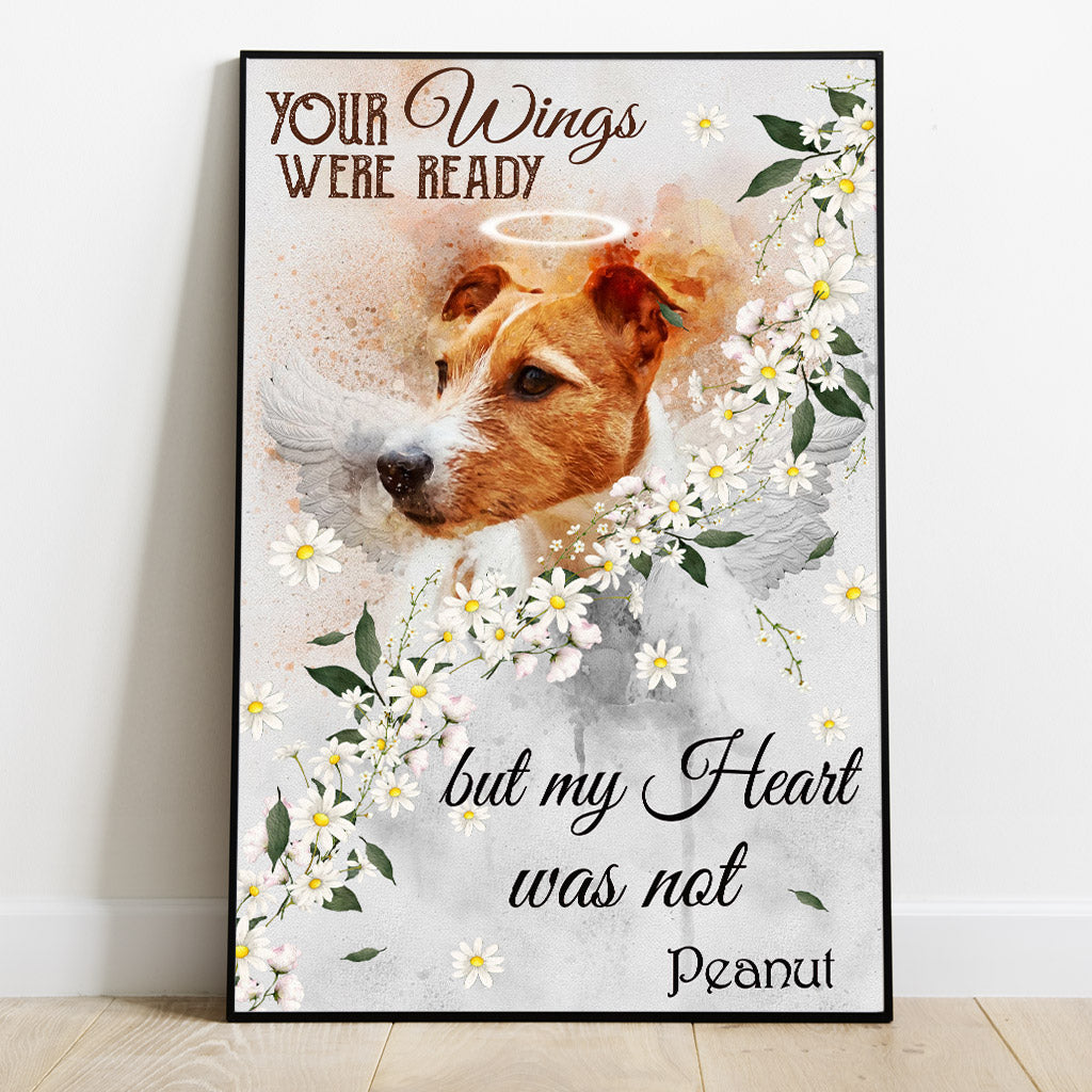 Those We Love Don't Go Away - Personalized Dog Canvas And Poster