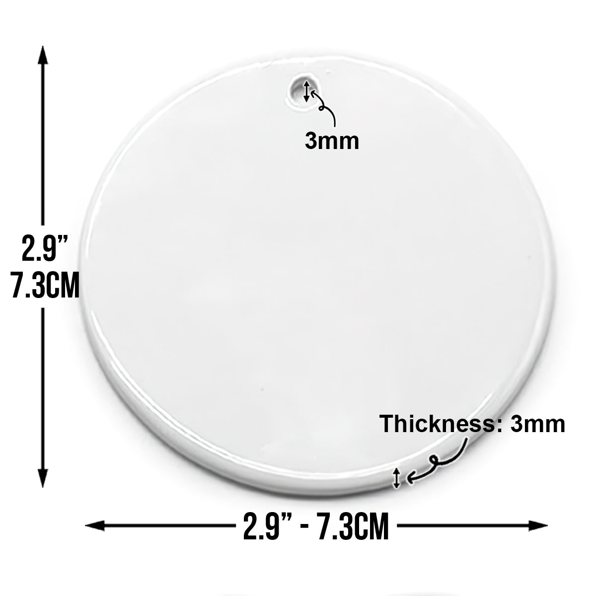 Dear Santa, We Regret Nothing - Personalized Cat Ceramic Circle Ornament