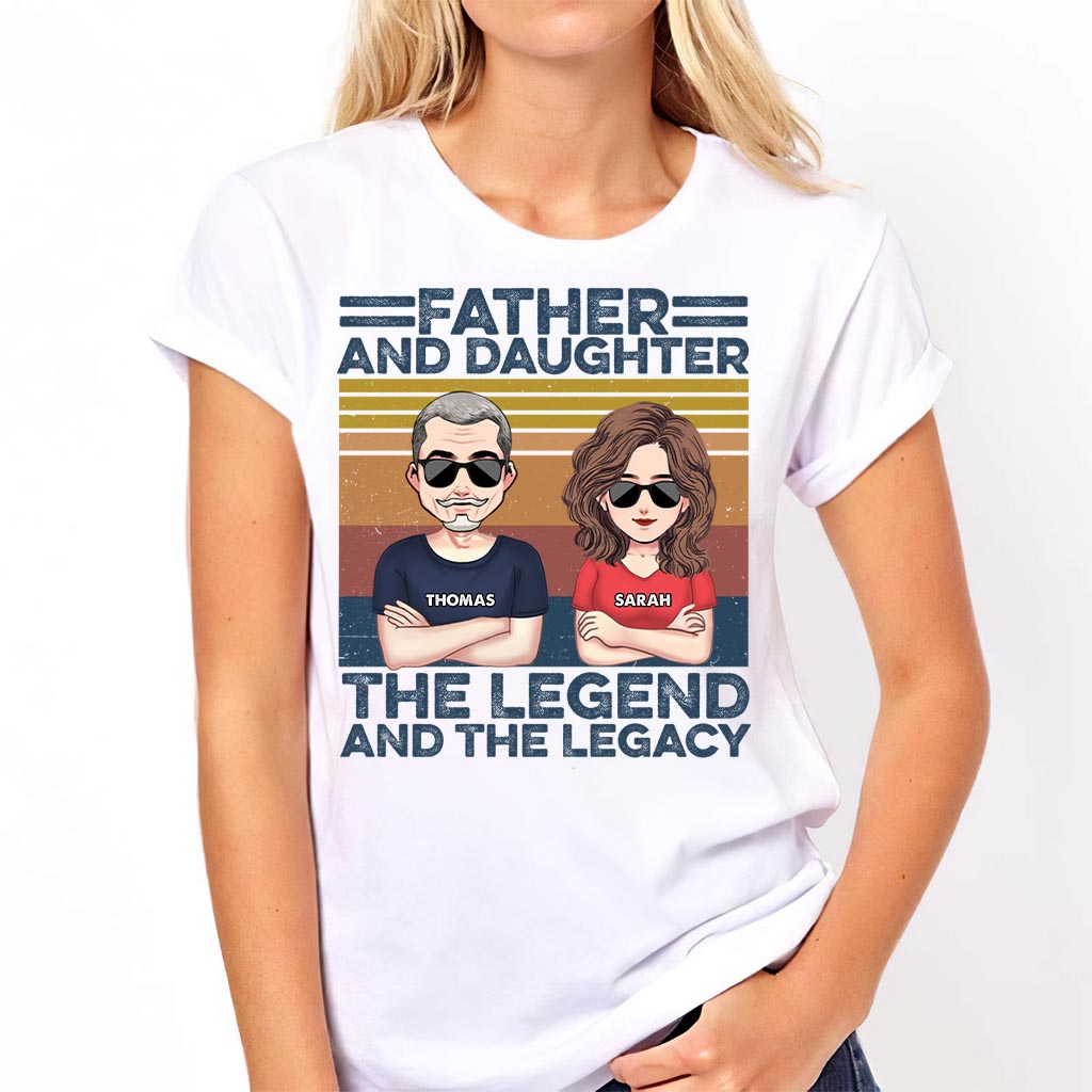 Like Father Like Son - Gift for dad, dad - Personalized T-shirt And Hoodie