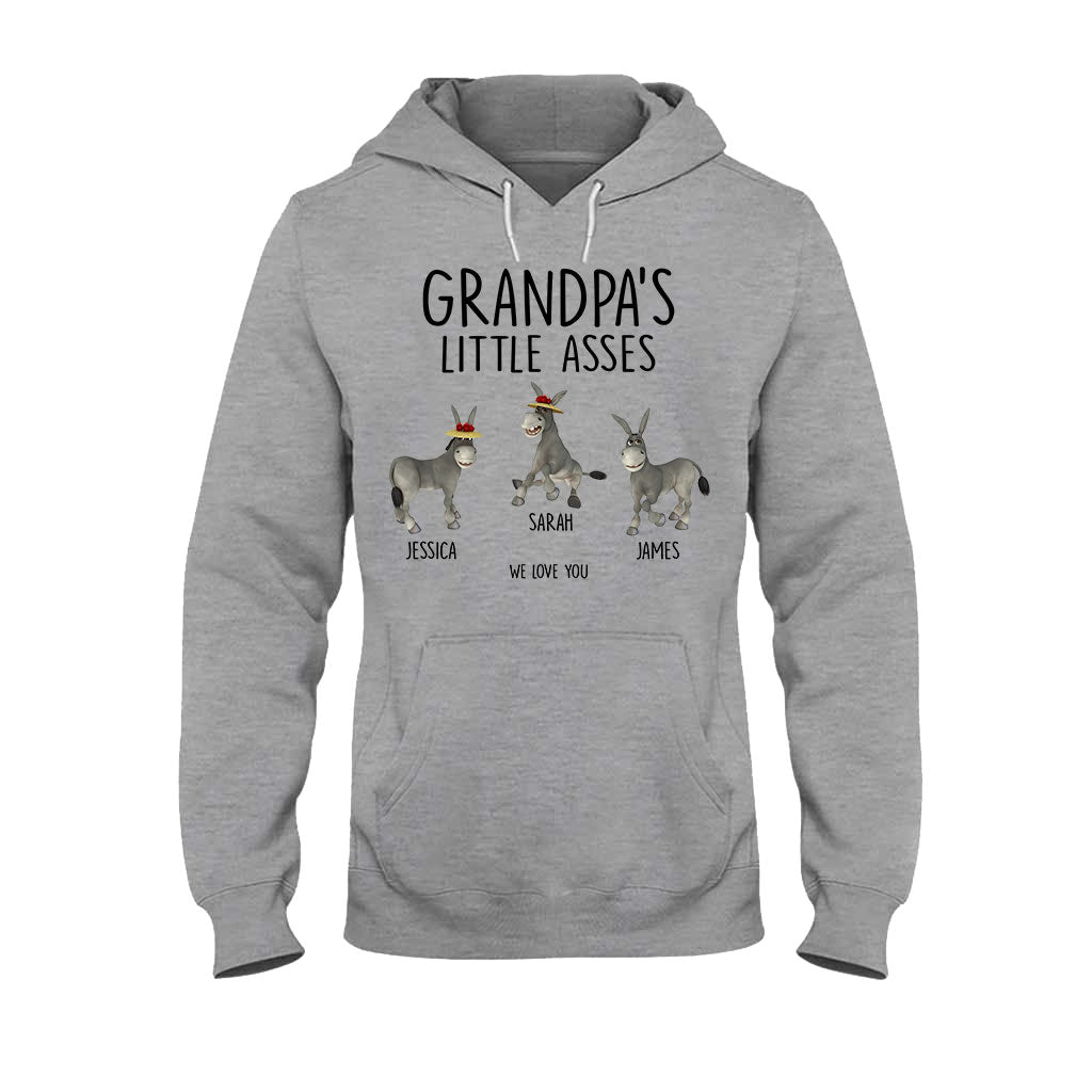 Little Asses - Gift for dad, grandpa, mom, uncle, aunt, grandma - Personalized T-shirt And Hoodie