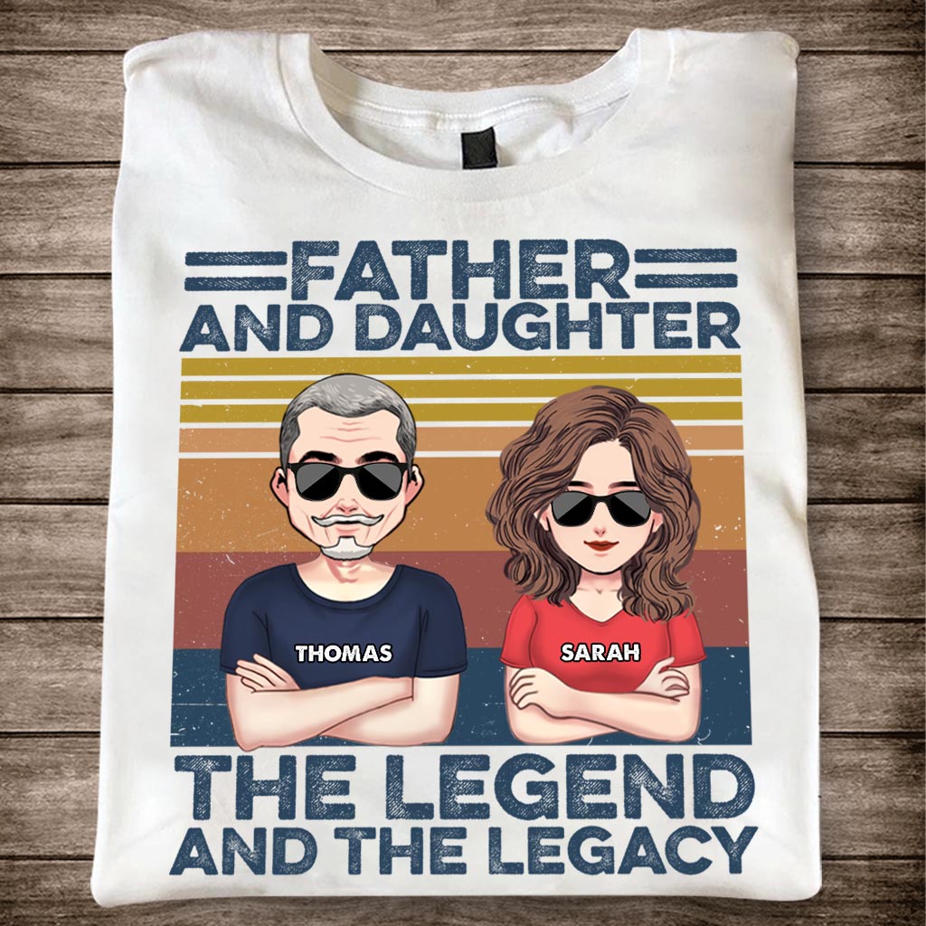 Like Father Like Son - Gift for dad, dad - Personalized T-shirt And Hoodie