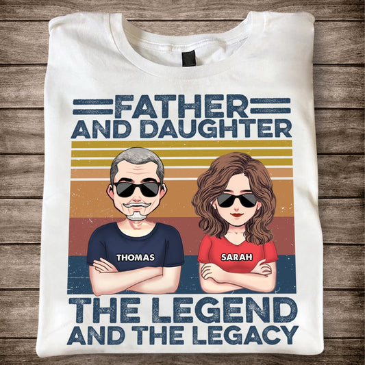 Like Father Like Son - Gift for dad, dad - Personalized T-shirt And Hoodie