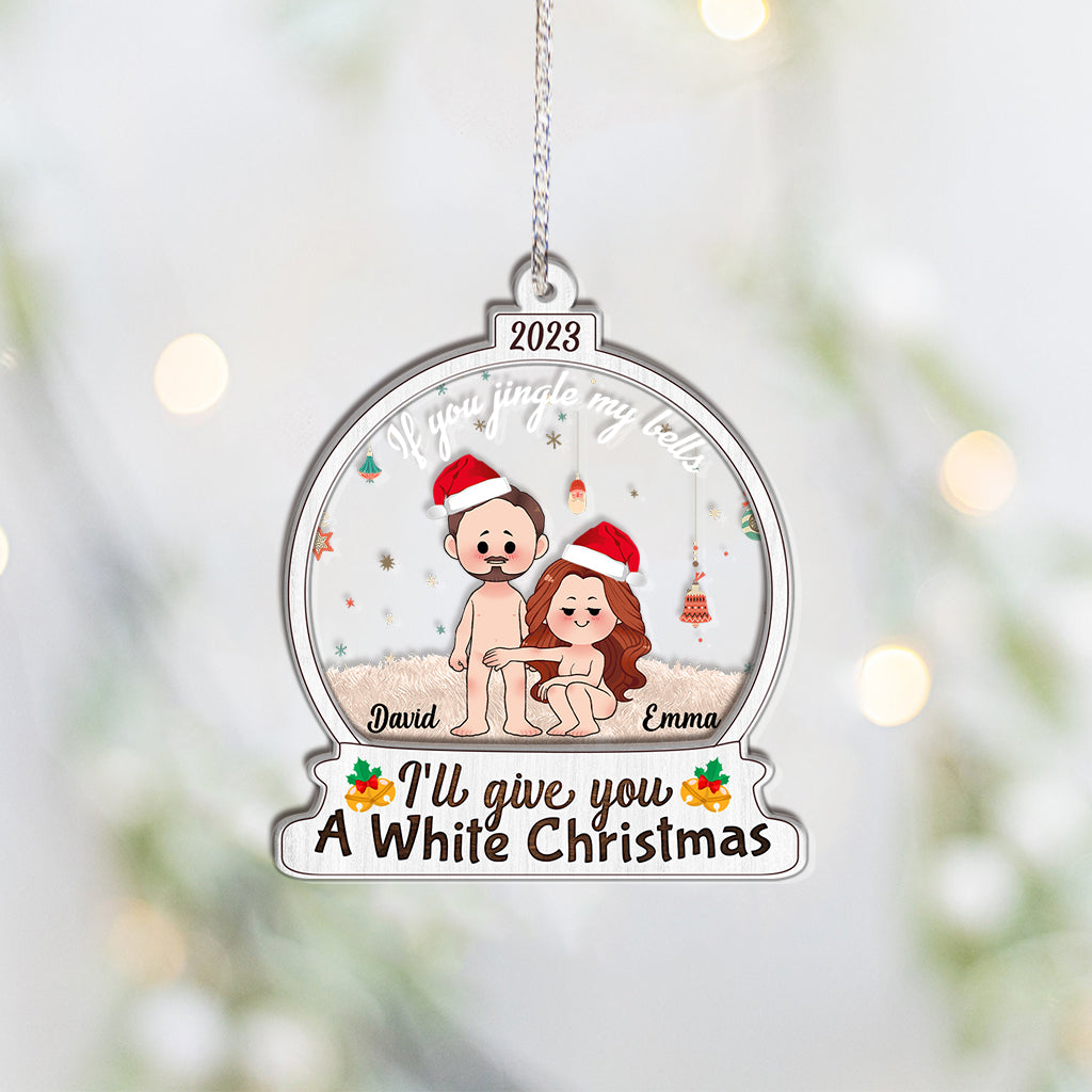 Wenn du meine Glocken läutest – Personalisierter Paar-Lagenmix-Weihnachtsbaumschmuck