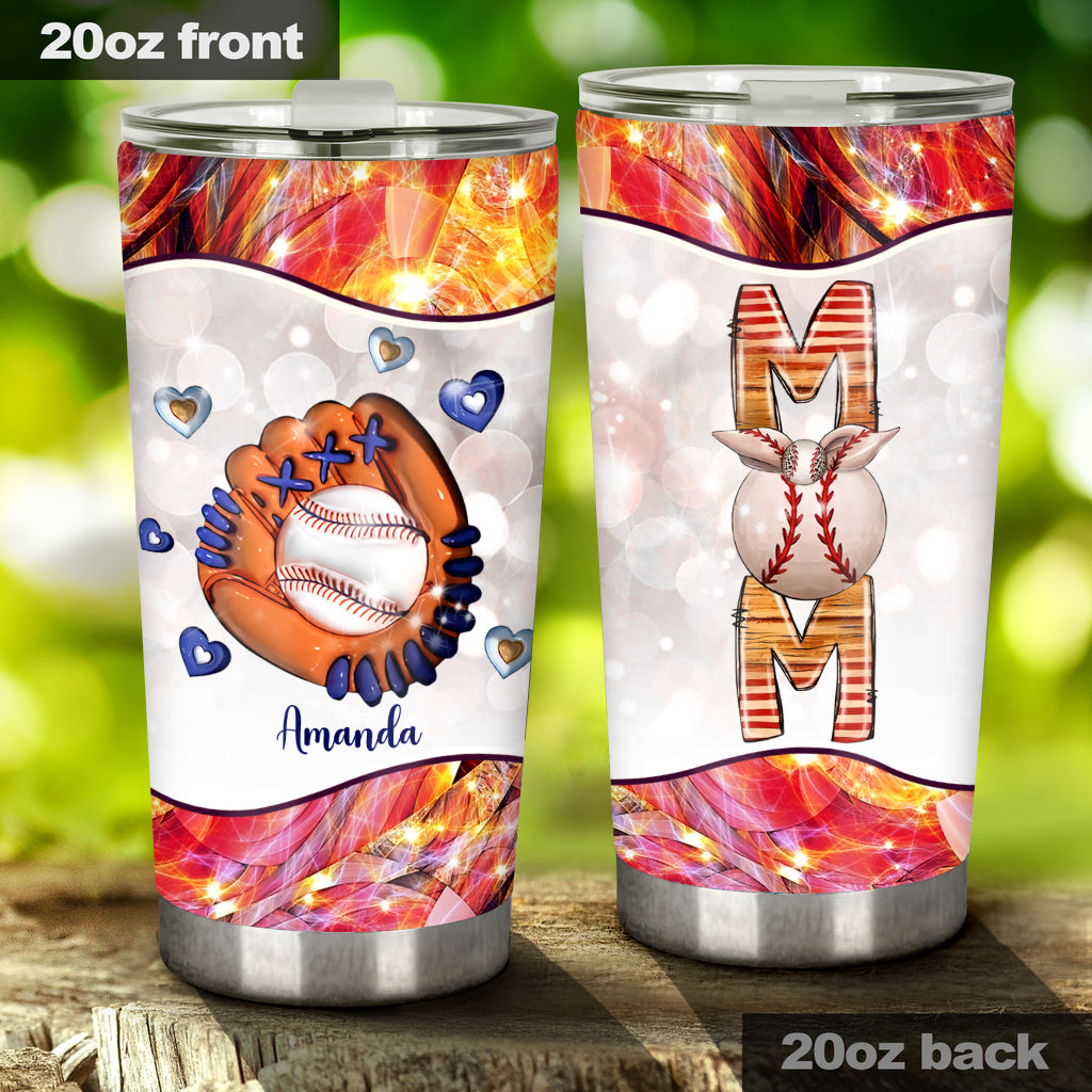 BaseballSoftball Mom – Personalisierter Baseball-Becher