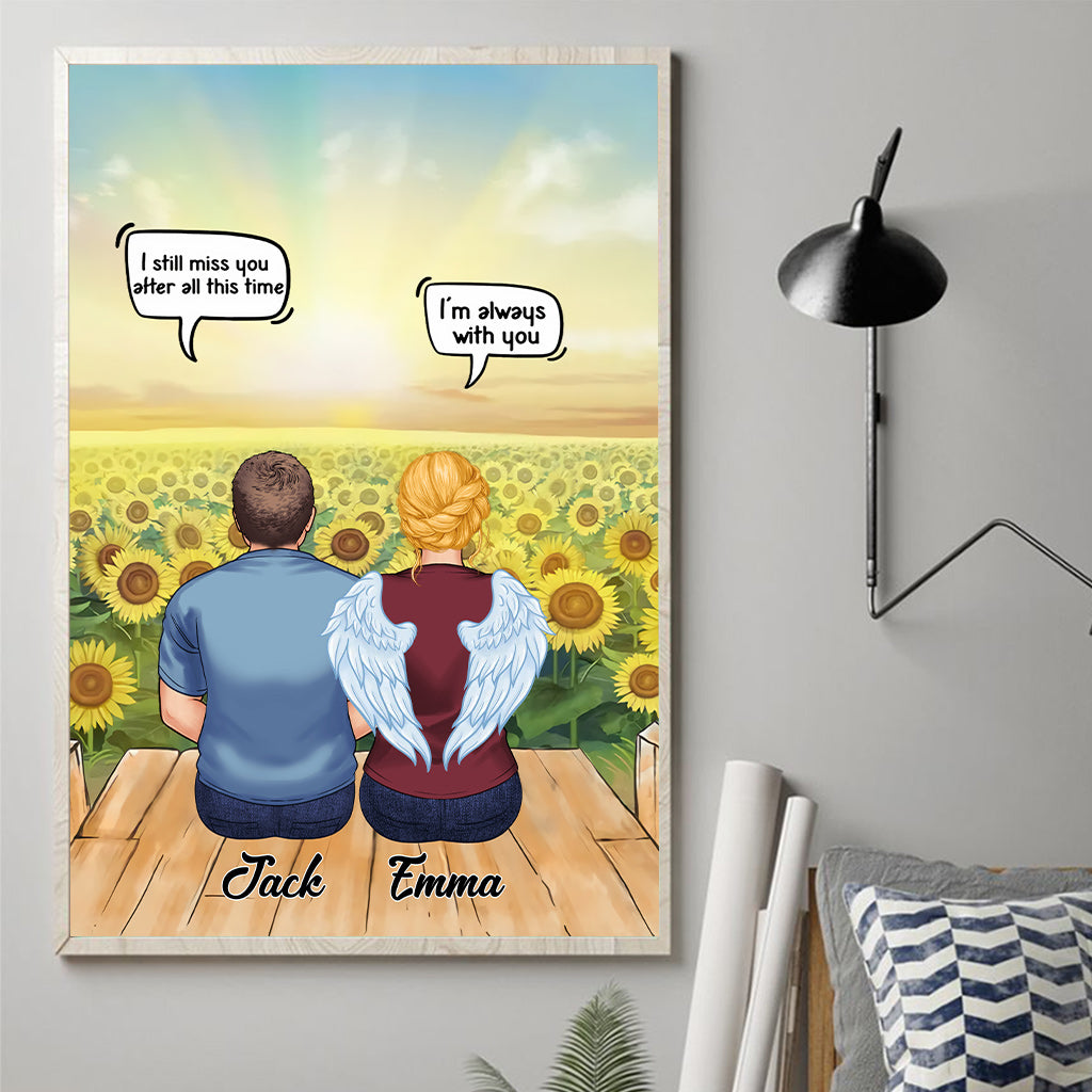 I Still Talk About You - Personalized Memorial Canvas And Poster