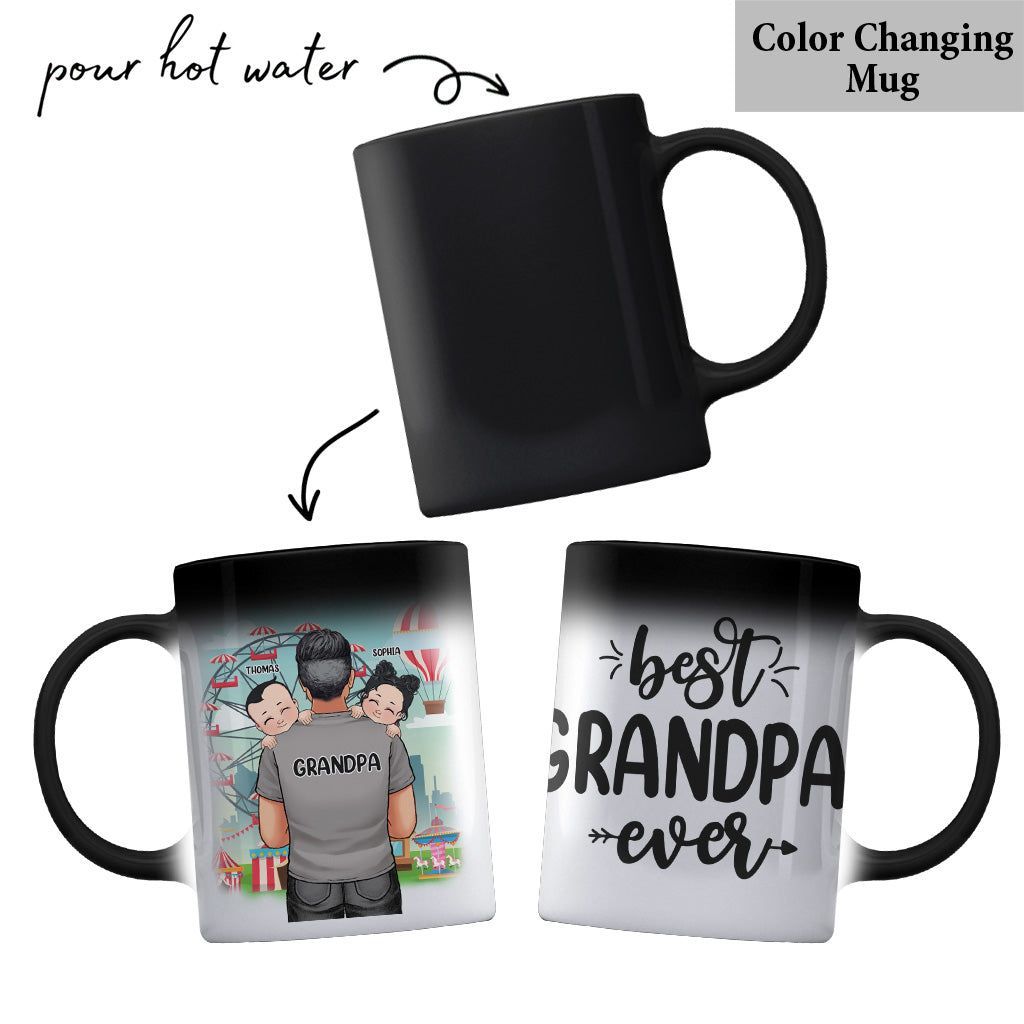 Bester Papa aller Zeiten – Geschenk für Papa, Opa, Onkel, Ehemann – Personalisierte Tasse