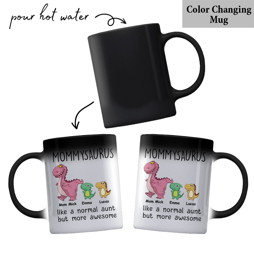 Wie eine normale, nur viel cooler – Geschenk für Mama, Oma, Opa, Papa, Tante, Onkel – Personalisierte Tasse