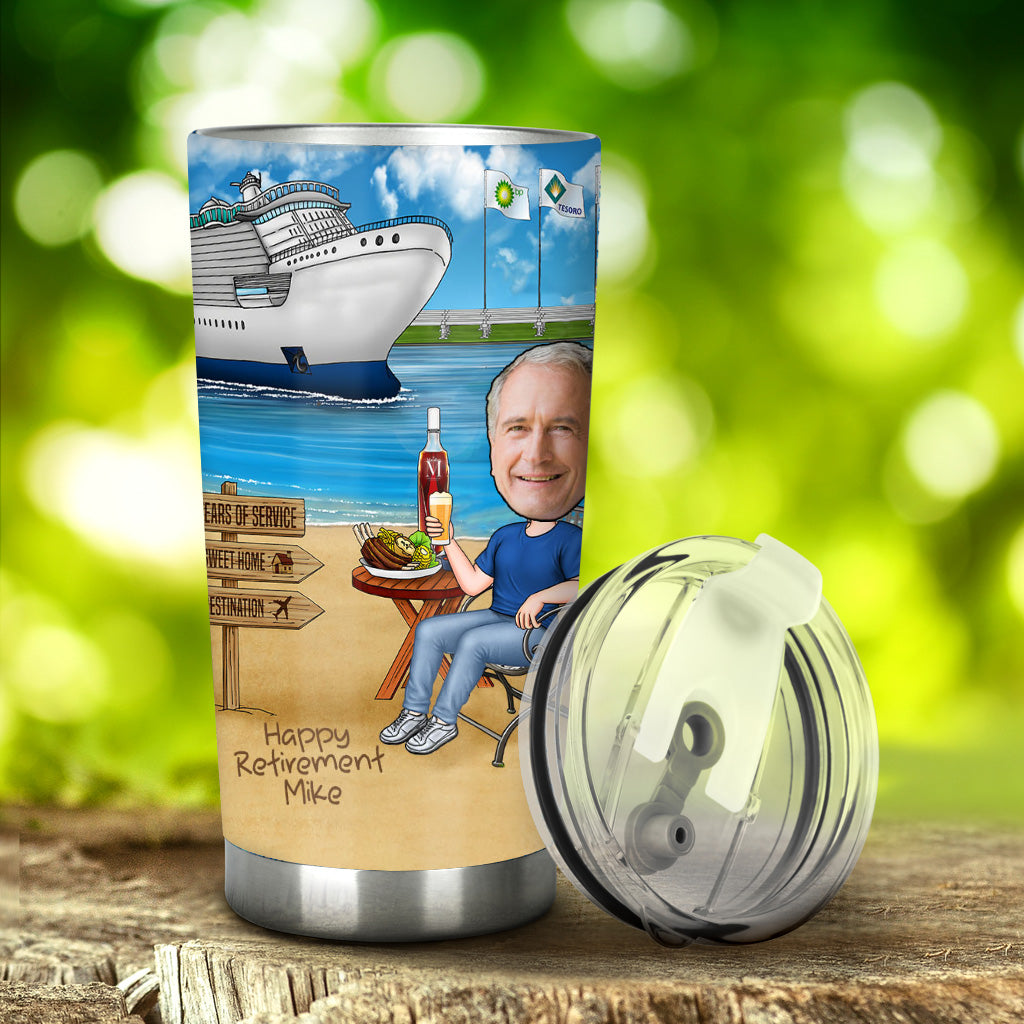 Happy Retirement - Personalized Retired Tumbler