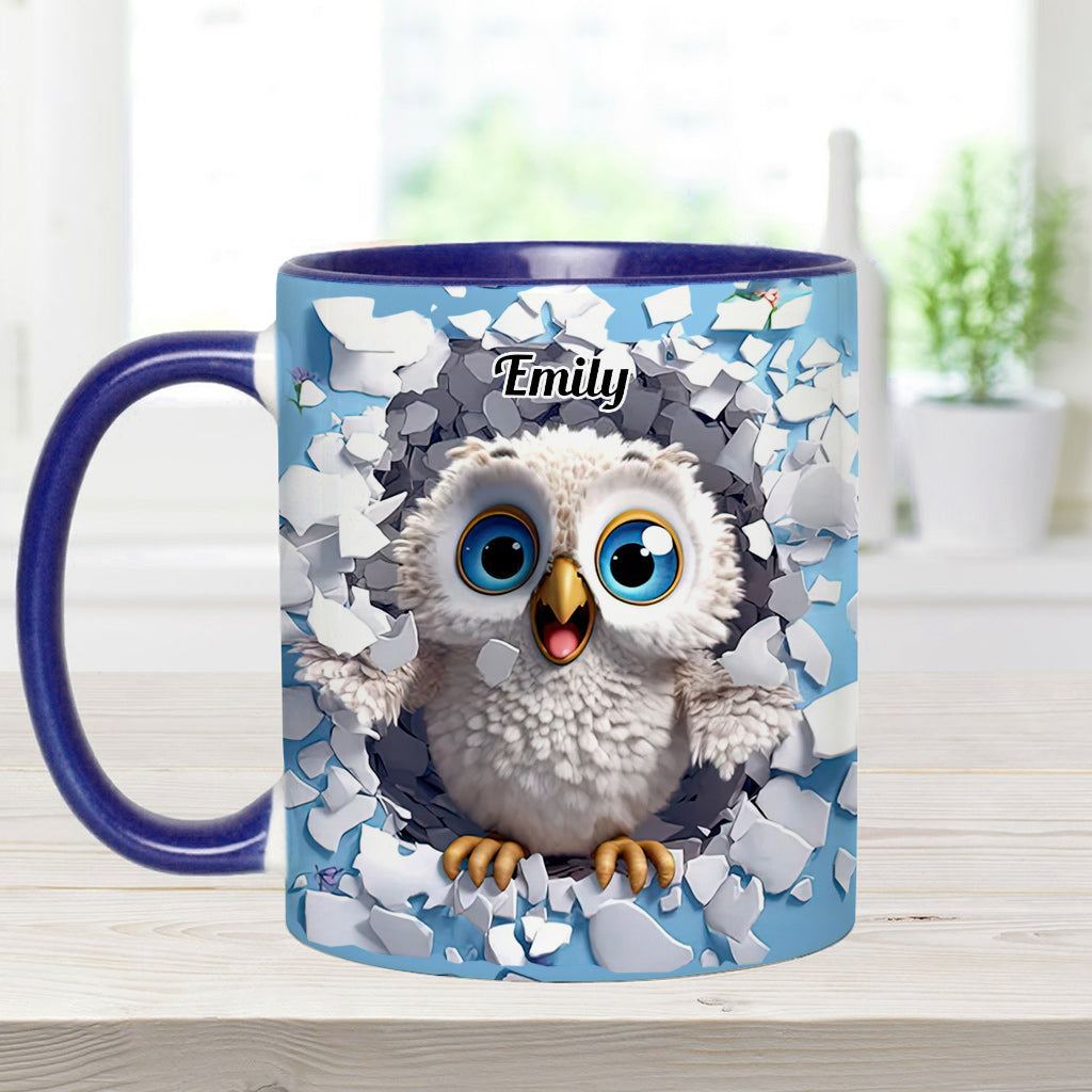 Love Owls - Personalized Owl Accent Mug