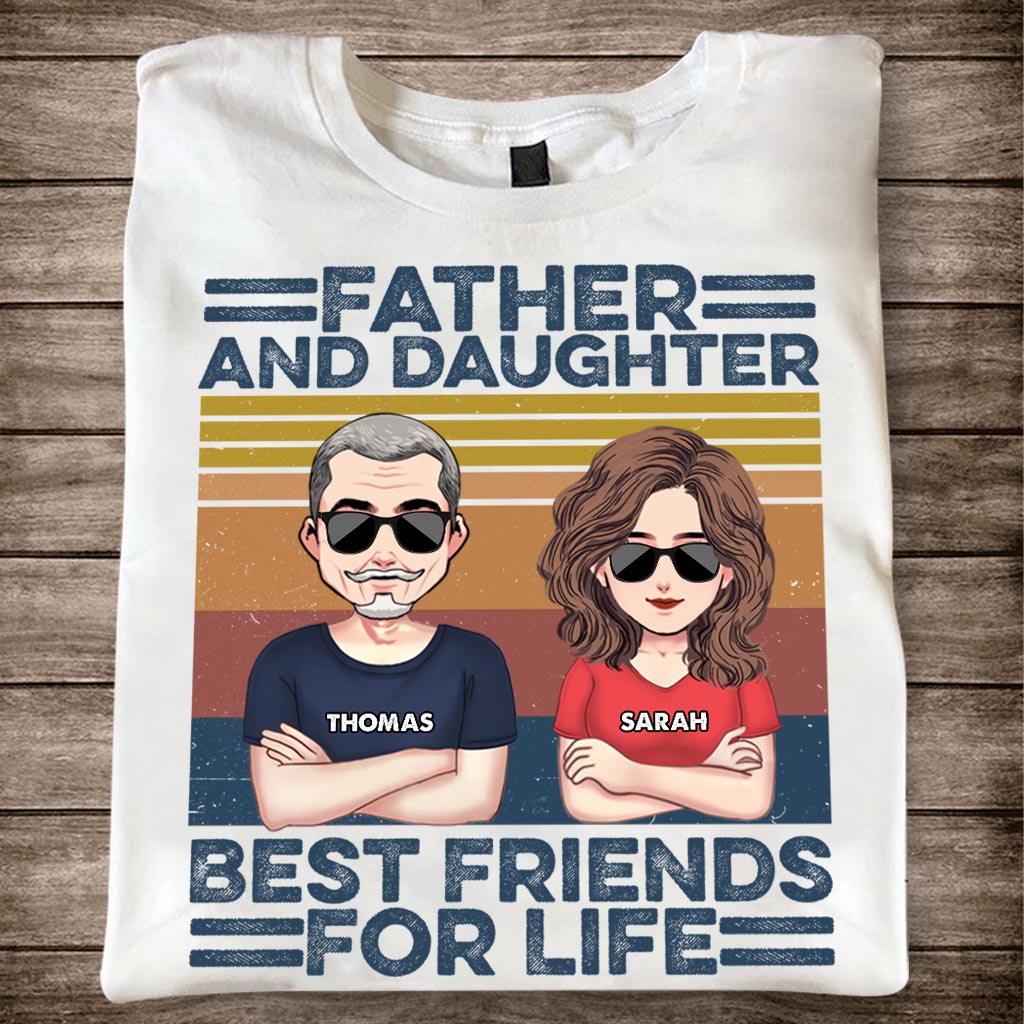 Wie der Vater, so der Sohn – Geschenk für Papa – Personalisiertes T-Shirt und Hoodie