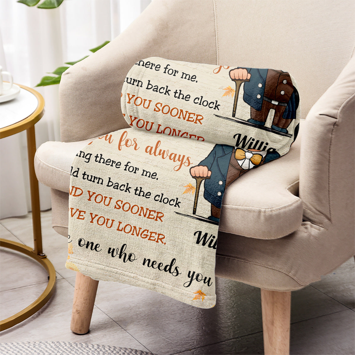 Ich hatte dich und du hattest mich – Personalisierte Ehepaardecke