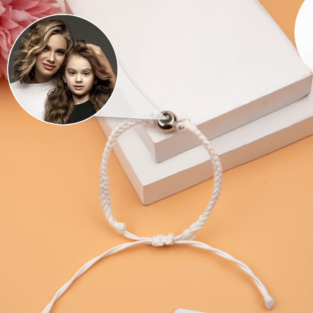 Ich liebe meine Tochter – Personalisiertes Armband mit Tochter-Projektion