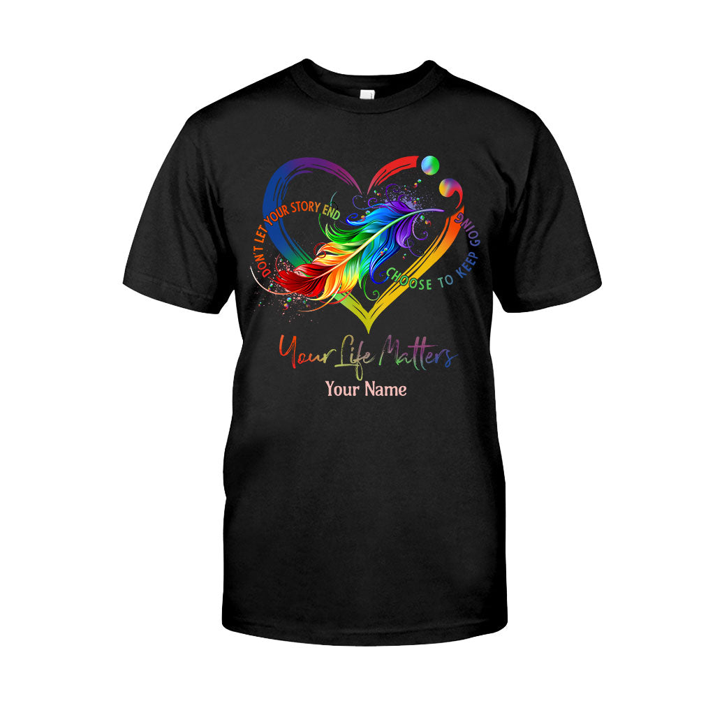 Dein Leben zählt – Personalisiertes T-Shirt und Hoodie zur Suizidprävention