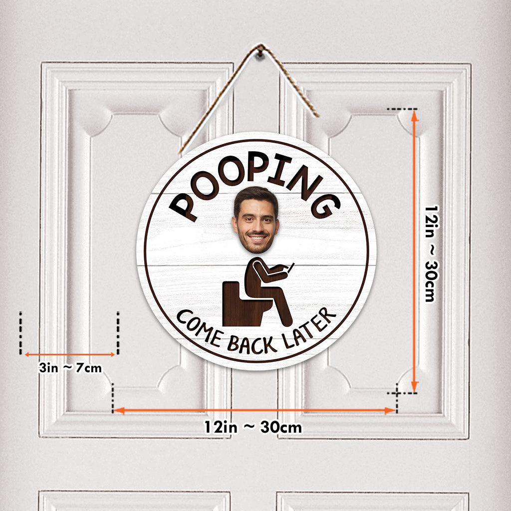 Lustiges Badezimmerschild – Personalisiertes, austauschbares Holzschild für Paare