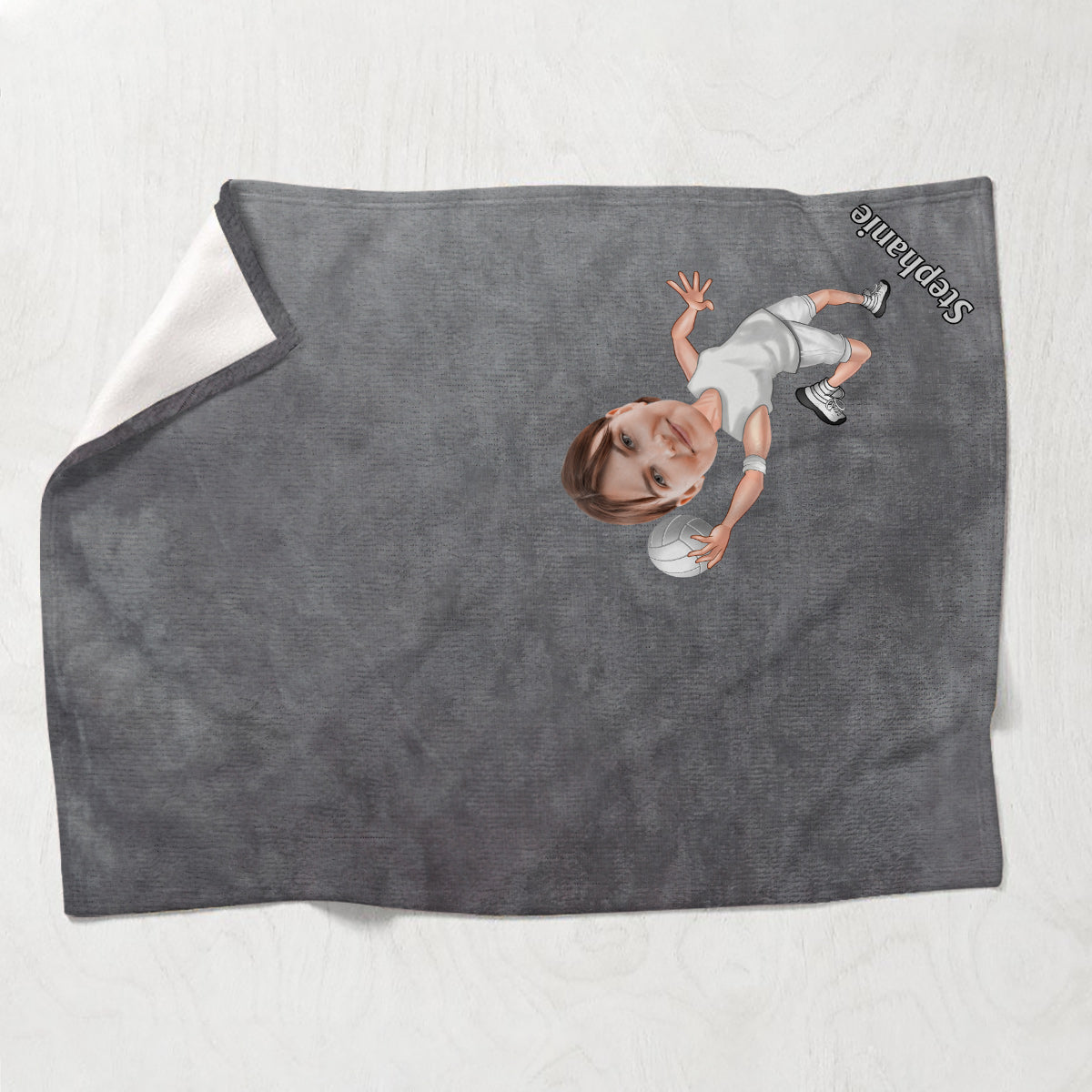 Love Sports – Personalisierte Volleyballdecke