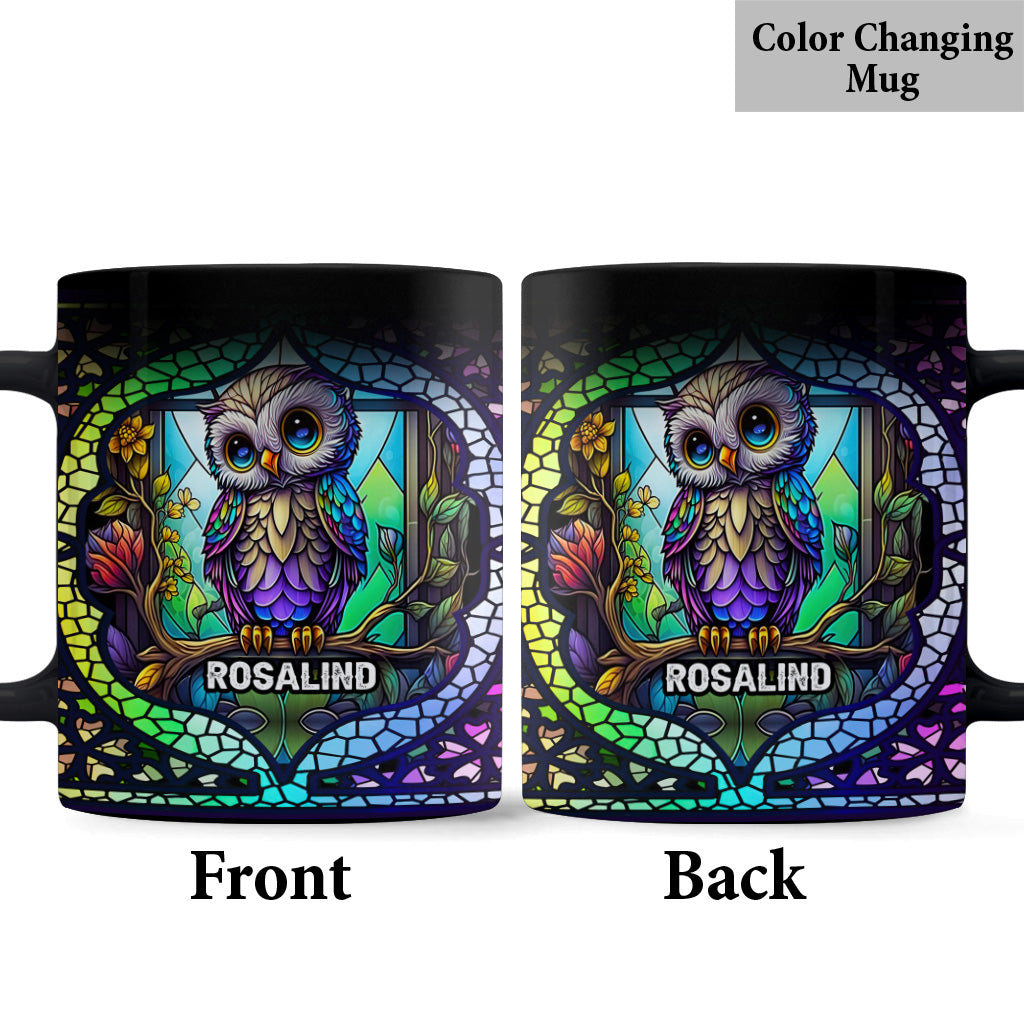 Beatiful Owls - Personalized Owl Mug