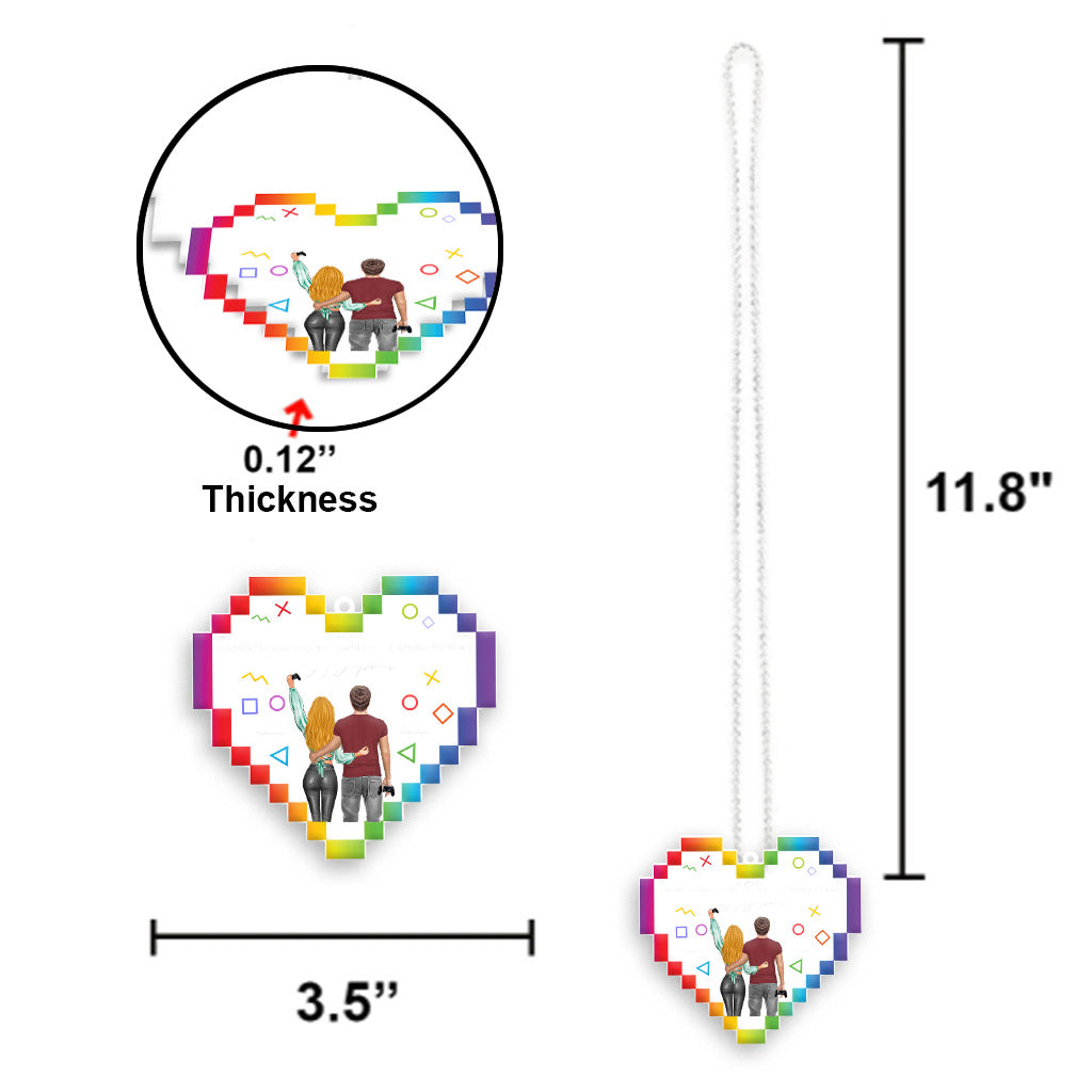 Couples Who Game Together Stay Together - Personalized Video Game Transparent Ornament