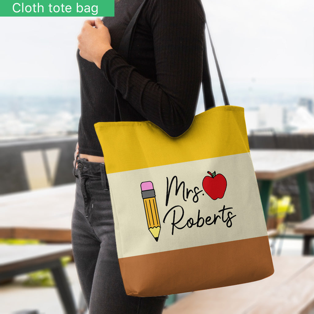 Eine großartige Lehrerin – personalisierte Lehrertasche