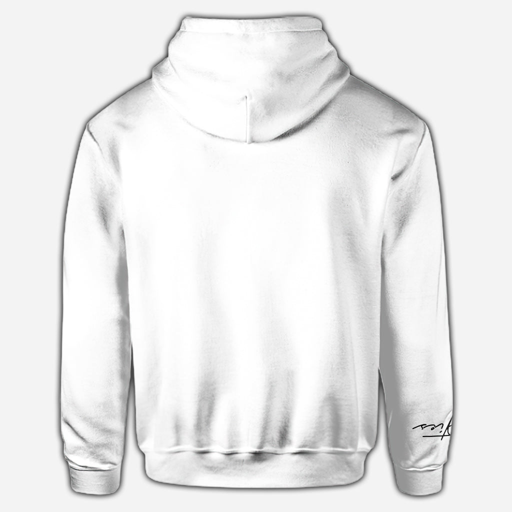 Beste Freundinnen-Strichzeichnung - Personalisiertes Bestie-Shirt mit Allover-Aufdruck