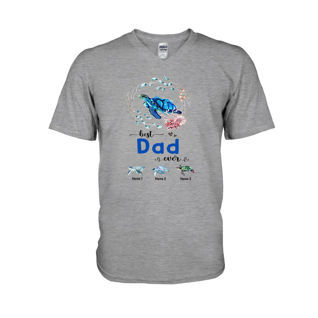 Best Nana Ever - Turtle gift for grandma, grandpa, mom, dad, uncle, aunt - Personalized T-shirt And Hoodie