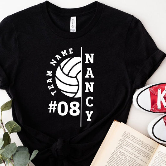 Volleyball lieben – Personalisiertes Volleyball-T-Shirt und Hoodie